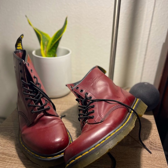 1460 SMOOTH LEATHER LACE UP BOOTS main image 4
